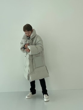 城戸 穂乃香さん（レディース・155cm）の冬コーディネート