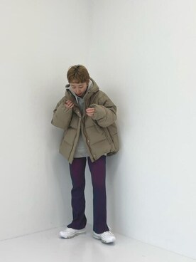 城戸 穂乃香さん（レディース・155cm）の冬コーディネート