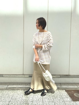 「MOHI（モヒ）のアイテム」を使った、KOIDE_158cmさん（レディース・158cm）の春コーディネート