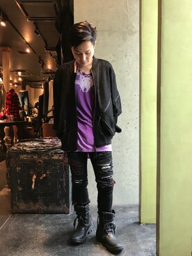 「アイテム（ブルゾン）」を使った、山Dさん（メンズ・160cm・30代）の秋コーディネート
