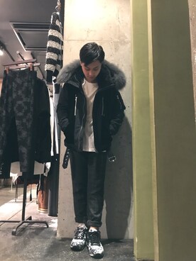 「アイテム（ブルゾン）」を使った、山Dさん（メンズ・160cm・30代）の秋コーディネート