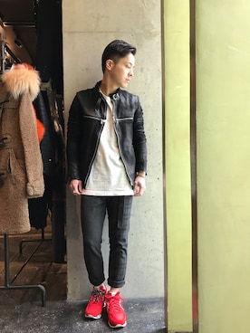 山Dさん（メンズ・160cm）の冬コーディネート