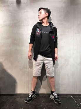 山Dさん（メンズ・160cm）の夏コーディネート