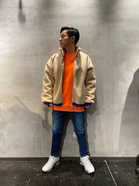 「アイテム（ブルゾン）」を使った、山Dさん（メンズ・160cm・30代）の秋コーディネート