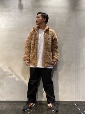 「アイテム（ブルゾン）」を使った、山Dさん（メンズ・160cm・30代）の秋コーディネート