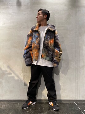 「アイテム（ブルゾン）」を使った、山Dさん（メンズ・160cm・30代）の秋コーディネート
