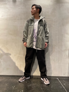 「アイテム（ブルゾン）」を使った、山Dさん（メンズ・160cm・30代）の冬コーディネート