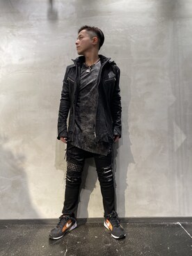 「アイテム（ブルゾン）」を使った、山Dさん（メンズ・160cm・30代）の冬コーディネート