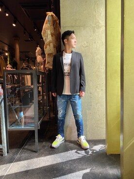 山Dさん(メンズ・160cm)の春コーディネート