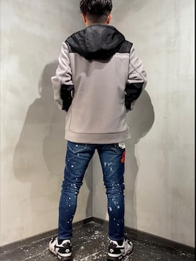 「アイテム（ブルゾン）」を使った、山Dさん（メンズ・160cm・30代）の秋コーディネート