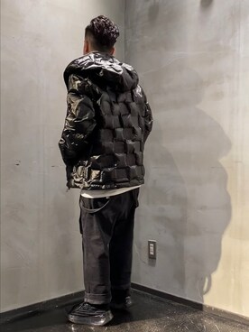 「アイテム（ブルゾン）」を使った、山Dさん（メンズ・160cm・30代）の冬コーディネート