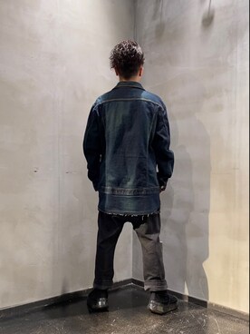 「アイテム（ブルゾン）」を使った、山Dさん（メンズ・160cm・30代）の冬コーディネート