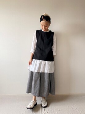 「SO（エスオー）のアイテム（トップス）」を使った、2yuka2さん（レディース・162cm）の春コーディネート