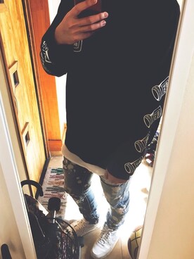 「BBCのアイテム」を使った、りむさん（メンズ・173cm）の冬コーディネート