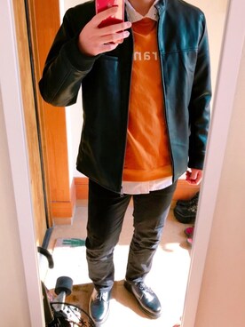 「Burner（バーナー）のアイテム（ジャケット/アウター）」を使った、りむさん（メンズ・173cm）の冬コーディネート