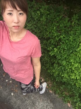 「Import & Select（インポートアンドセレクト）のアイテム（パンツ）」を使った、エマさん（レディース・171cm）の夏コーディネート