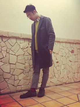 だいちさん（メンズ・168cm）の冬コーディネート