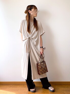「MARC JACOBS（マークジェイコブス）のアイテム」を使った、yun..さん（レディース・160cm）の春コーディネート
