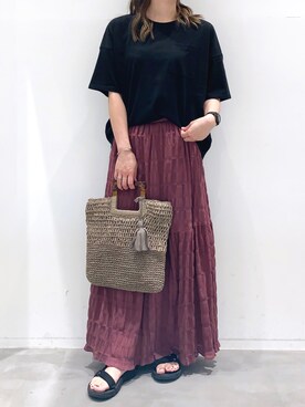 yun..さん（レディース・160cm）の夏コーディネート