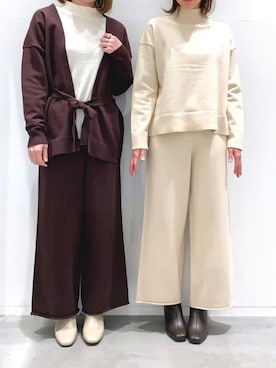 yun..さん（レディース・160cm）の冬コーディネート