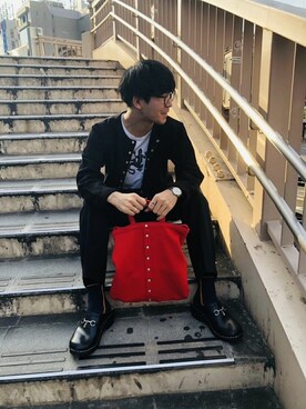 Tシャツ カットソーを使った アニエスベーボヤージュ のメンズ人気ファッションコーディネート Wear