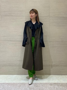 「green label relaxing（グリーンレーベルリラクシング）のアイテム（その他アウター）」を使った、ntk00738さん（レディース・150cm）の夏コーディネート