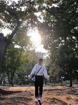 「BOOMのアイテム」を使った、:EGGさん（レディース・164cm）の春コーディネート