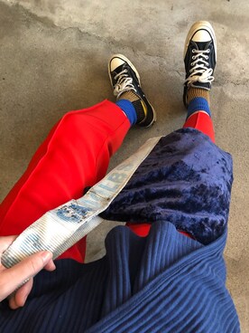 「sneeuw（スニュウ）のアイテム」を使った、douzeさん（レディース・164cm）の秋コーディネート