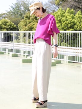 「Discoat」｜_a_n_c_o___さん（レディース・158cm）の春コーディネート