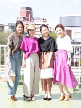 「Discoat」｜_a_n_c_o___さん（レディース・158cm）の春コーディネート