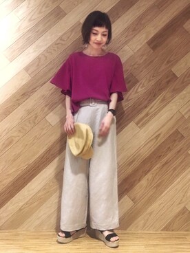 「Discoat」｜_a_n_c_o___さん（レディース・158cm）の春コーディネート