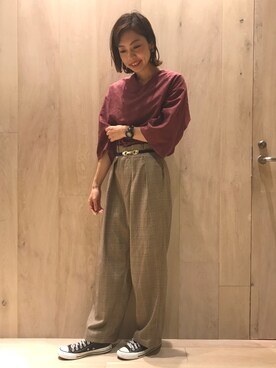 「Discoat Parisien」｜「アイテム（アクセサリー）」を使った、_a_n_c_o___さん（レディース・158cm）の秋コーディネート