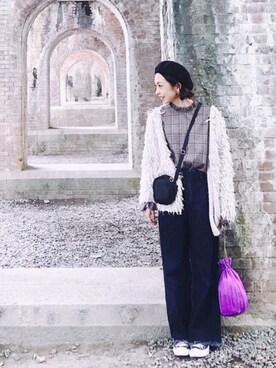 「Discoat Parisien」｜「アイテム（その他）」を使った、_a_n_c_o___さん（レディース・158cm）の秋コーディネート