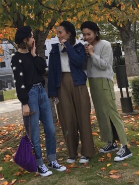 「Discoat」｜_a_n_c_o___さん（レディース・158cm）の秋コーディネート