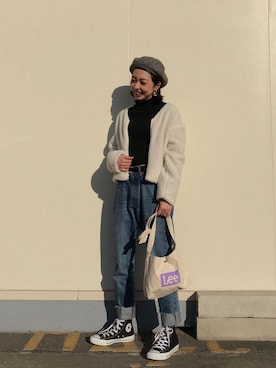 「Discoat Parisien」｜「アイテム（アクセサリー）」を使った、_a_n_c_o___さん（レディース・158cm）の冬コーディネート