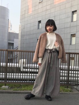 「Discoat Parisien」｜「アイテム（アクセサリー）」を使った、_a_n_c_o___さん（レディース・158cm）の冬コーディネート