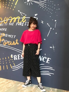「Discoat Parisien」｜「アイテム（アクセサリー）」を使った、_a_n_c_o___さん（レディース・158cm）の春コーディネート