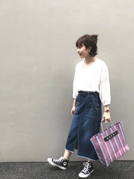 「Discoat Parisien」｜「アイテム（アクセサリー）」を使った、_a_n_c_o___さん（レディース・158cm）の春コーディネート
