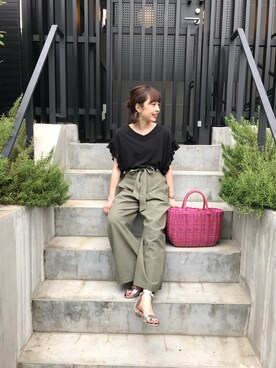「Discoat Parisien」｜「アイテム（アクセサリー）」を使った、_a_n_c_o___さん（レディース・158cm）の春コーディネート
