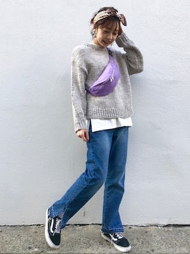 「DISCOAT（ディスコート）のアイテム（財布/小物）」を使った、_a_n_c_o___さん（レディース・158cm）の冬コーディネート