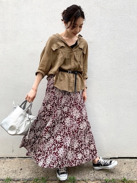 「Discoat」｜「アイテム（キャミソール）」を使った、_a_n_c_o___さん（レディース・158cm）の夏コーディネート