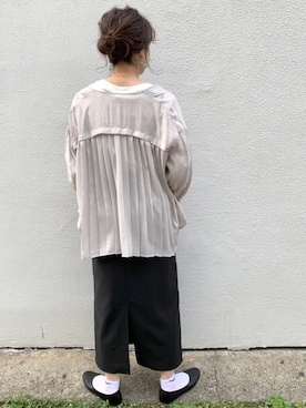 「DISCOAT（ディスコート）のアイテム（ブルゾン）」を使った、_a_n_c_o___さん（レディース・158cm）の春コーディネート