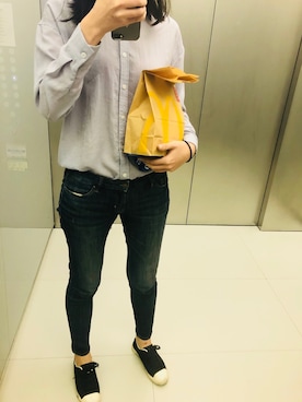 「ELANDのアイテム」を使った、夏が終わったさん（レディース・171cm）の秋コーディネート