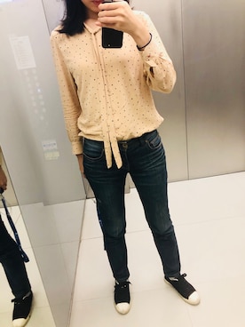 「ELANDのアイテム」を使った、夏が終わったさん（レディース・171cm）の秋コーディネート