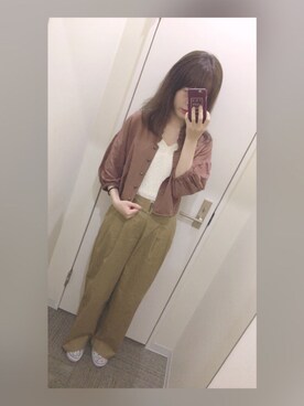 hakoさん（レディース・162cm）の秋コーディネート