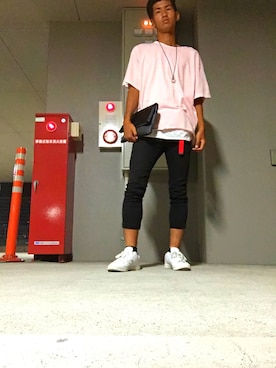 「WORLD BASICS（ワールドベーシックス）のアイテム」を使った、junpeiさん（メンズ・177cm）の秋コーディネート