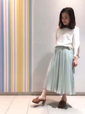 「スカウチョ」｜m i k i  さん（レディース・152cm）の春コーディネート