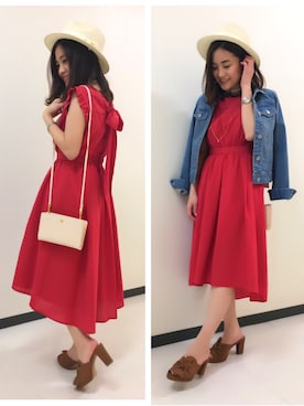 「BSTR」｜「アイテム（帽子）」を使った、m i k i  さん（レディース・152cm）の春コーディネート