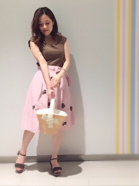 「BSTR」｜「アイテム（ワンピース/ドレス）」を使った、m i k i  さん（レディース・152cm）の夏コーディネート