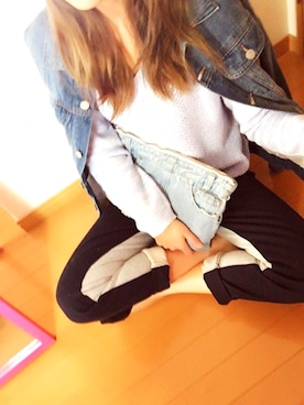「CECIL McBEE（セシルマクビー）のアイテム（デニムジャケット）」を使った、Juuさん（レディース・167cm）の夏コーディネート